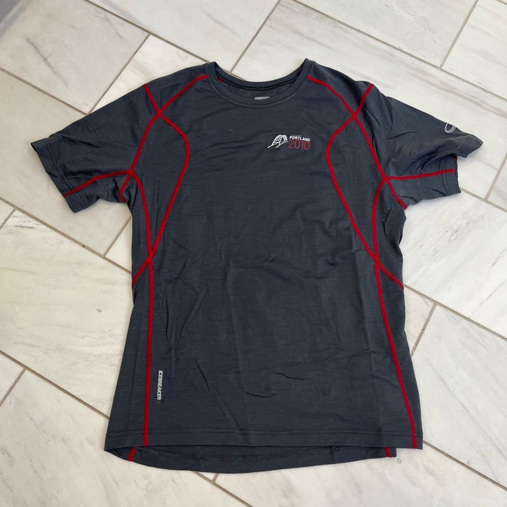 Icebreaker merino 150 weight ultralight men’s running top, large